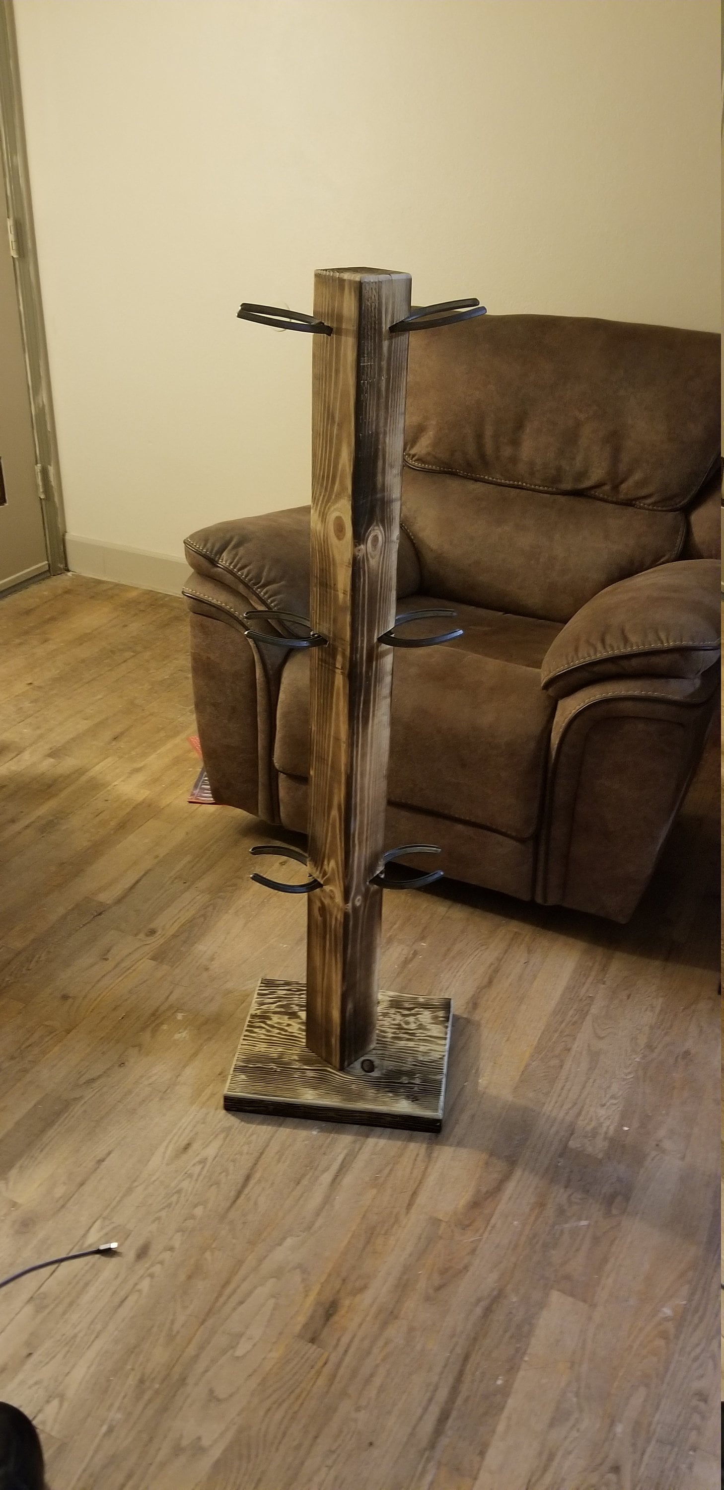 Bootbarn Hat Rack 6BT - Cowboy Boot Rack - 6 Cap Boot Tree – The Hat Rack Guy